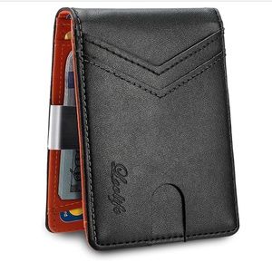 NEW Slim Wallet with Money Clip Larger Capacity Up To 12 Cards RFID Protection